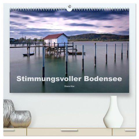 Stimmungsvoller Bodensee (hochwertiger Premium Wandkalender 2026 DIN A2 quer), Kunstdruck in Hochglanz