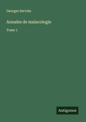 Annales de malacologie