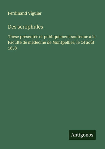 Des scrophules