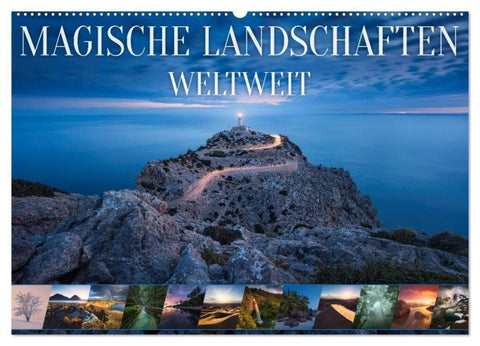 Magische Landschaften Weltweit (Wandkalender 2027 DIN A2 quer), CALVENDO Monatskalender