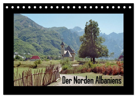Der Norden Albaniens (Tischkalender 2026 DIN A5 quer), CALVENDO Monatskalender