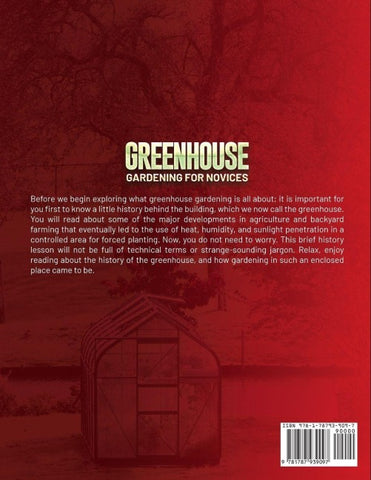 GREENHOUSE GARDENING FOR NOVICES