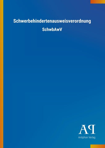 Schwerbehindertenausweisverordnung
