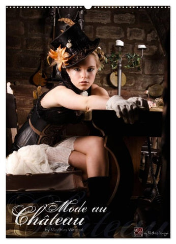 Mode au Chateau (Wandkalender 2026 DIN A2 hoch), CALVENDO Monatskalender
