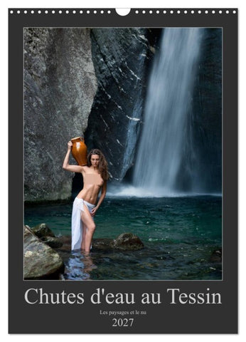 Chutes d'eau au Tessin (Calendrier mural 2027 DIN A3 horizontal), CALVENDO calendrier mensuel