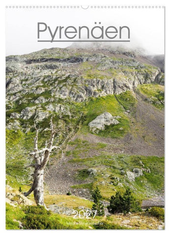 Pyrenäen - Spanien und Frankreich (Wandkalender 2027 DIN A2 hoch), CALVENDO Monatskalender