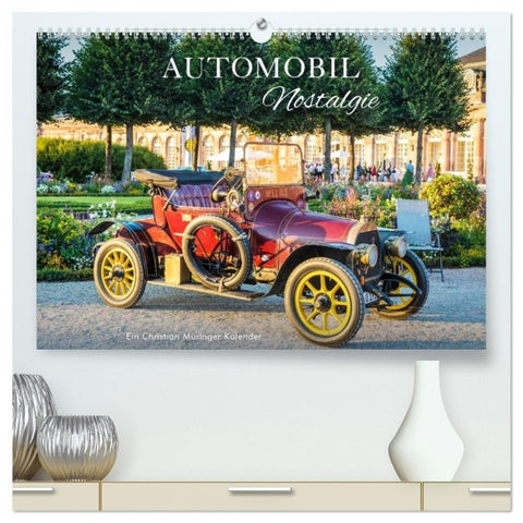 Automobil Nostalgie (hochwertiger Premium Wandkalender 2027 DIN A2 quer), Kunstdruck in Hochglanz