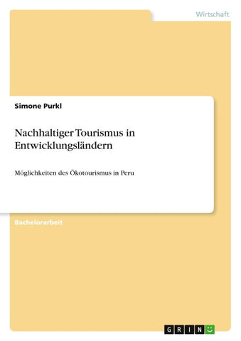 Nachhaltiger Tourismus in Entwicklungsländern