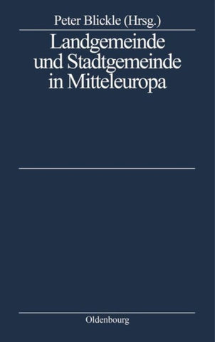 Landgemeinde und Stadtgemeinde in Mitteleuropa