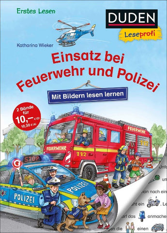 Duden Leseprofi – Mit Bildern lesen lernen: Einsatz bei Feuerwehr und Polizei