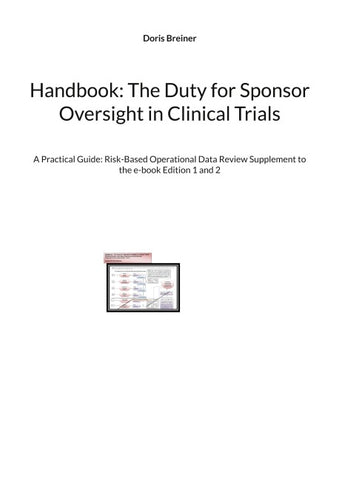 Handbook: The Duty for Sponsor Oversight in Clinical Trials
