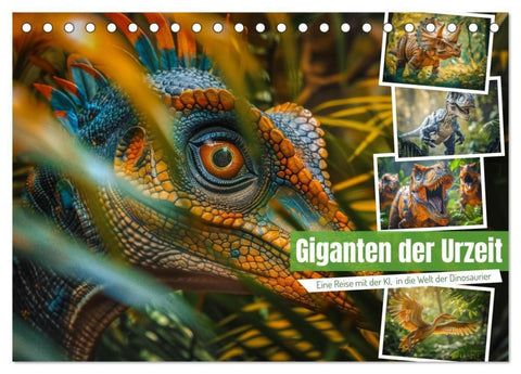 Giganten der Urzeit (Tischkalender 2027 DIN A5 quer), CALVENDO Monatskalender