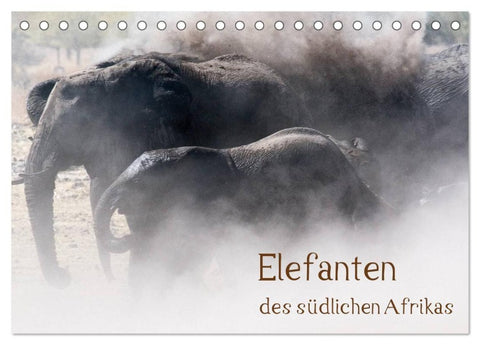 Elefanten des südlichen Afrikas (Tischkalender 2027 DIN A5 quer), CALVENDO Monatskalender