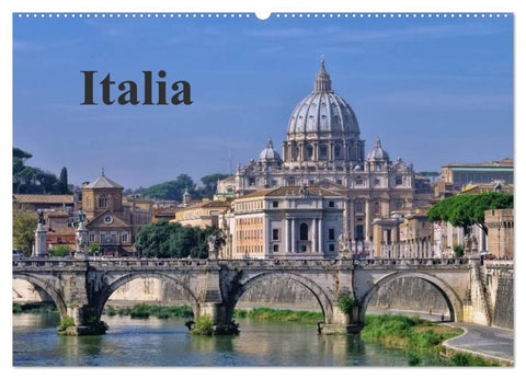 Italia (Wandkalender 2026 DIN A2 quer), CALVENDO Monatskalender