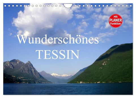 Wunderschönes Tessin (Wandkalender 2026 DIN A4 quer), CALVENDO Monatskalender