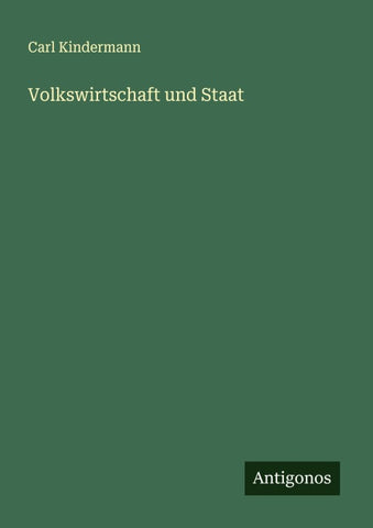 Volkswirtschaft und Staat