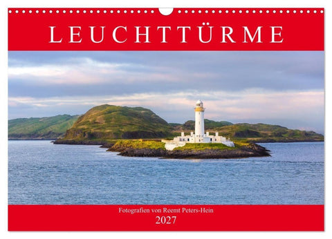 Leuchttürme des Nordens (Wandkalender 2027 DIN A3 quer), CALVENDO Monatskalender
