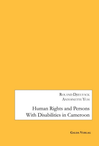 Human Rights and Persons with Disabilities in Cameroon