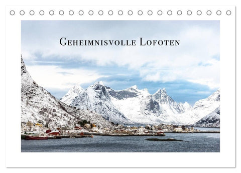 Geheimnisvolle Lofoten (Tischkalender 2027 DIN A5 quer), CALVENDO Monatskalender