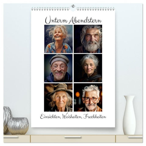Unterm Abendstern (hochwertiger Premium Wandkalender 2027 DIN A2 hoch), Kunstdruck in Hochglanz
