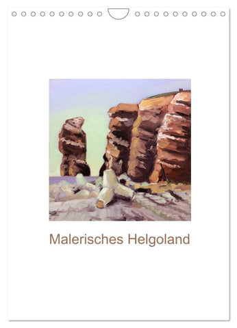 Malerisches Helgoland (Wandkalender 2027 DIN A4 hoch), CALVENDO Monatskalender