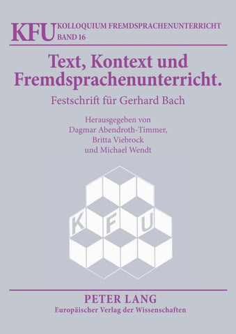 Text, Kontext und Fremdsprachenunterricht