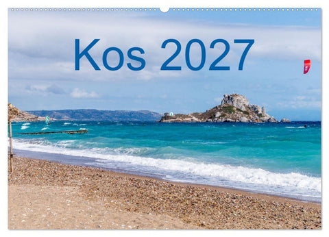 Kos 2027 (Wandkalender 2027 DIN A2 quer), CALVENDO Monatskalender