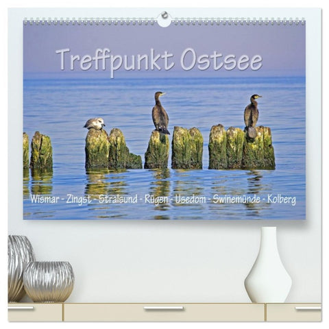 Treffpunkt Ostsee (hochwertiger Premium Wandkalender 2026 DIN A2 quer), Kunstdruck in Hochglanz