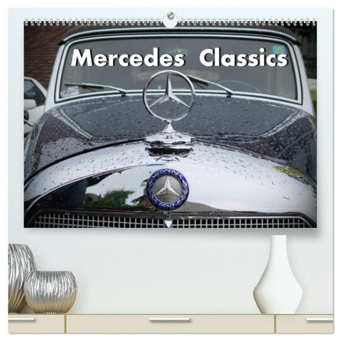 Mercedes Classics (hochwertiger Premium Wandkalender 2026 DIN A2 quer), Kunstdruck in Hochglanz