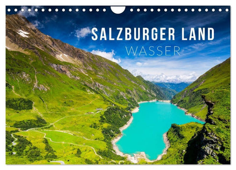 Salzburger Land. Wasser (Wandkalender 2027 DIN A4 quer), CALVENDO Monatskalender