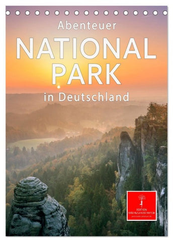 Abenteuer Nationalpark in Deutschland (Tischkalender 2027 DIN A5 hoch), CALVENDO Monatskalender