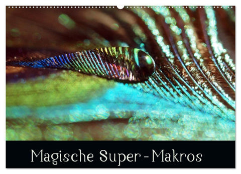 Magische Super-Makros (Wandkalender 2027 DIN A2 quer), CALVENDO Monatskalender