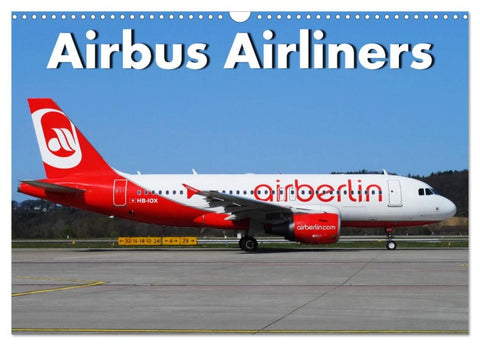 Airbus Airliners (Wandkalender 2026 DIN A3 quer), CALVENDO Monatskalender