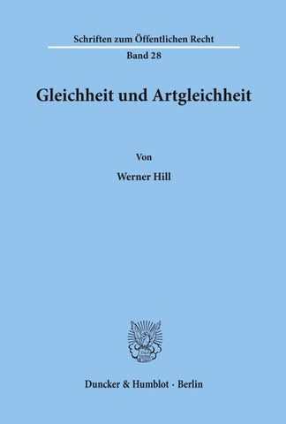 Gleichheit und Artgleichheit.