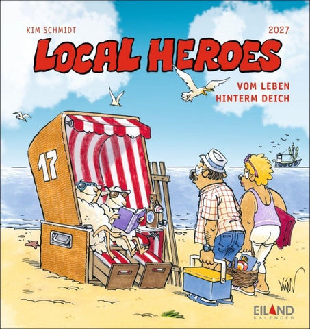 Local Heroes Postkartenkalender 2027 - Vom Leben hinter´m Deich