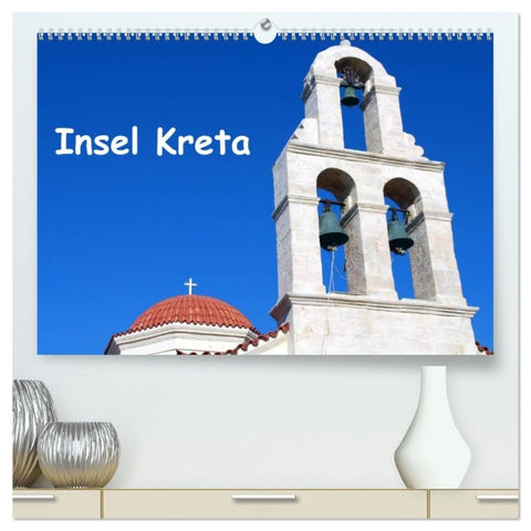 Insel Kreta (hochwertiger Premium Wandkalender 2026 DIN A2 quer), Kunstdruck in Hochglanz