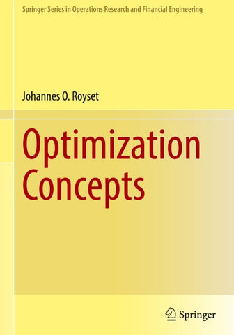 Optimization Concepts