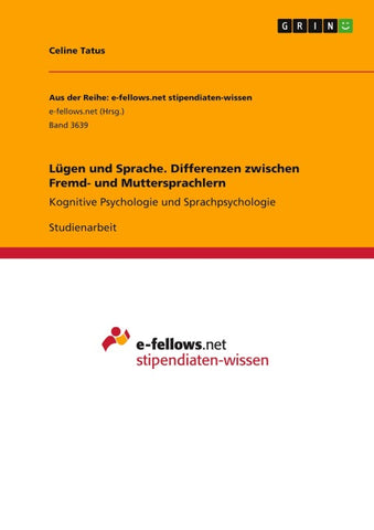 Lügen und Sprache. Differenzen zwischen Fremd- und Muttersprachlern
