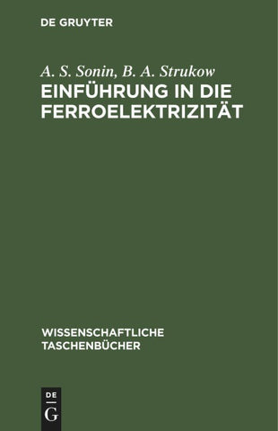 Einführung ın die Ferroelektrizität