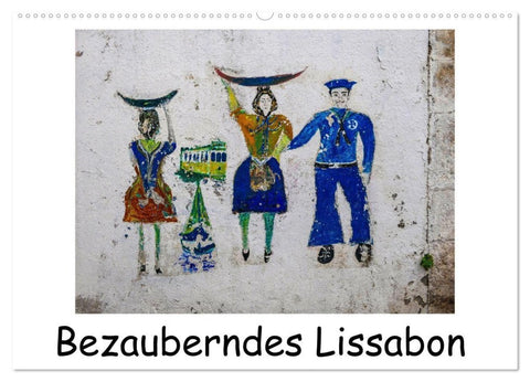 Bezauberndes Lissabon (Wandkalender 2027 DIN A2 quer), CALVENDO Monatskalender