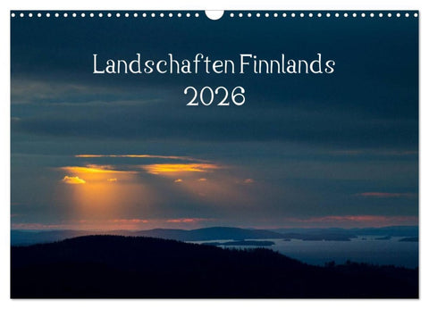 Landschaften Finnlands (Wandkalender 2026 DIN A3 quer), CALVENDO Monatskalender