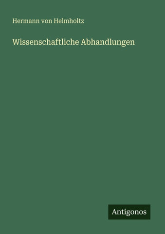 Wissenschaftliche Abhandlungen