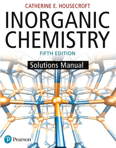 Student Solutions Manual for Inorganic Chemistry