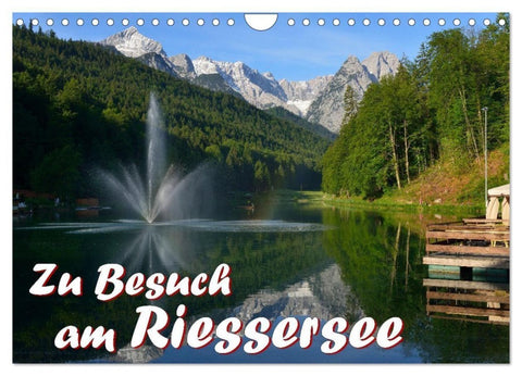 Zu Besuch am Riessersee (Wandkalender 2027 DIN A4 quer), CALVENDO Monatskalender