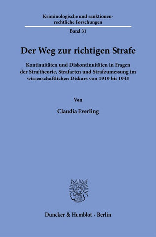 Der Weg zur richtigen Strafe