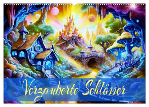Verzauberte Schlösser (Wandkalender 2027 DIN A2 quer), CALVENDO Monatskalender