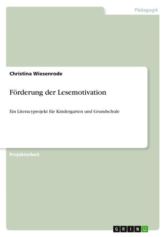 Förderung der Lesemotivation