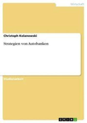 Strategien von Autobanken