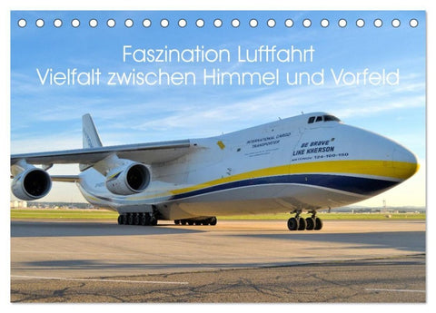 Faszination Luftfahrt Vielfalt zwischen Himmel und Vorfeld (Tischkalender 2027 DIN A5 quer), CALVENDO Monatskalender