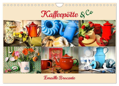 Kaffeepötte & Co (Wandkalender 2027 DIN A4 quer), CALVENDO Monatskalender